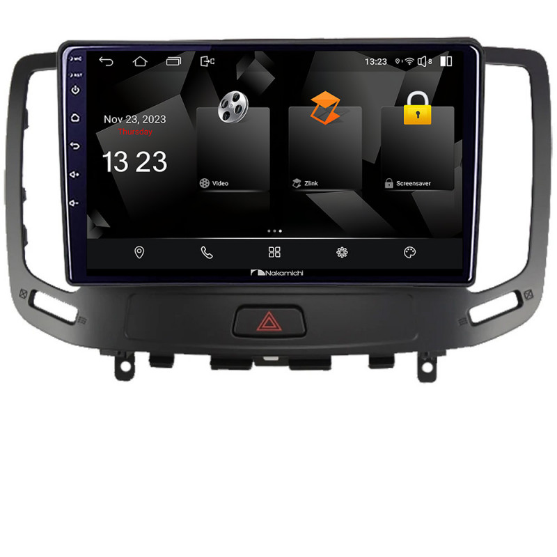 Navigatie dedicata Nakamichi Infiniti G35 G37 2006-2013 Android Octa Core 720p 4+64 DSP 360 camera carplay android auto