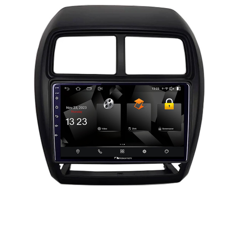 Navigatie dedicata Nakamichi Mitsubishi ASX 2017-2021 model facelift Android Octa Core 720p 4+64 DSP 360 camera carplay android auto