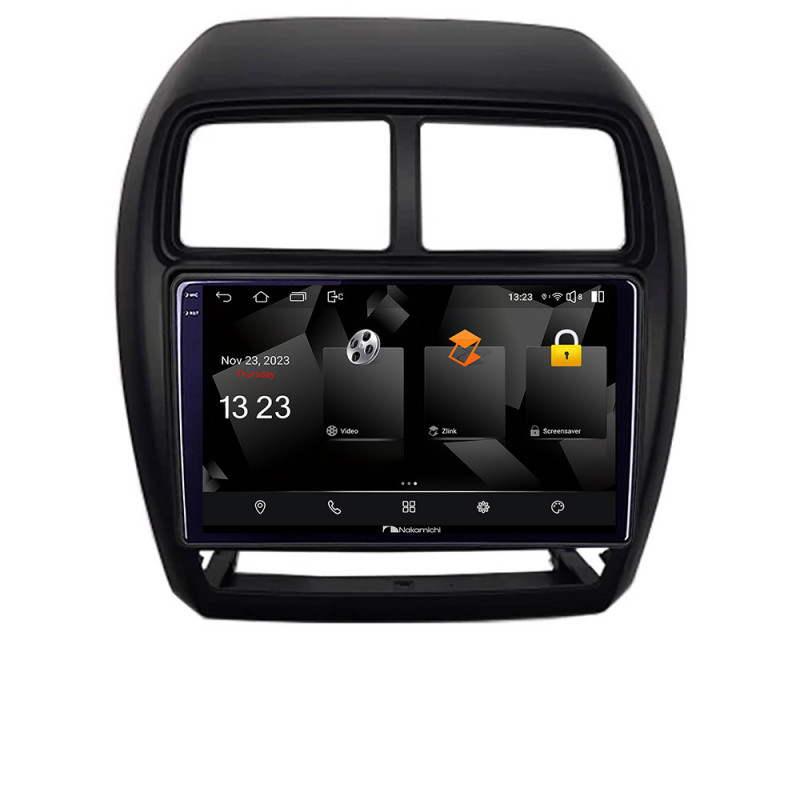 Navigatie dedicata Nakamichi Mitsubishi ASX 2017-2021 model facelift Android radio gps internet octa core 8+128 carplay android auto