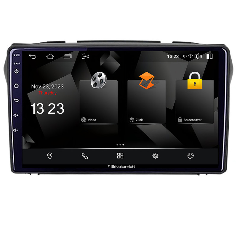 Navigatie dedicata Nakamichi Suzuki Alto 2009-2016 Android Ecran 720P Quad Core 2+32 carplay android auto