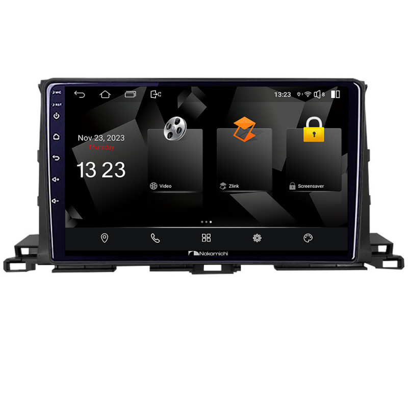 Navigatie dedicata Nakamichi Toyota Highlander 2013-2018 Android Ecran 720P Quad Core 2+32 carplay android auto