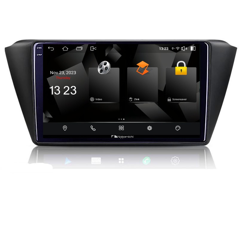 Navigatie dedicata Nakamichi Skoda Fabia 2015- 5960Pro-541 Android Octa Core Qualcomm 2K Qled 8+128 DTS DSP 360 4G Optical