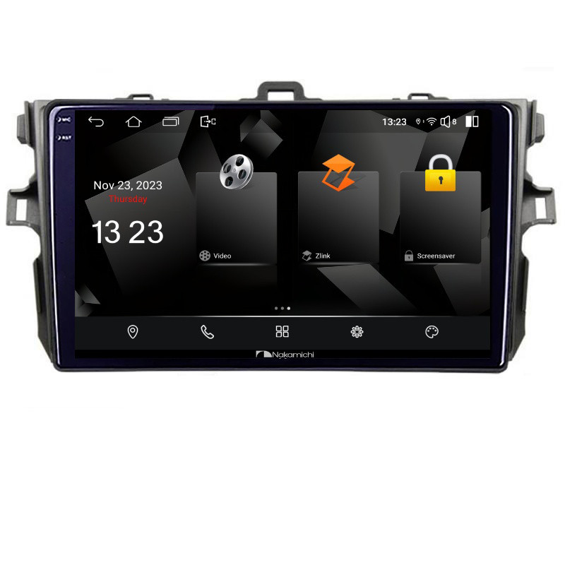 Navigatie dedicata Nakamichi Toyota Corolla 5960Pro-063 Android Octa Core Qualcomm 2K Qled 8+128 DTS DSP 360 4G Optical