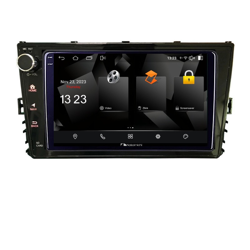 Navigatie dedicata Nakamichi VW masini dupa 2018   Android Octa Core 720p 4+64 DSP 360 camera carplay android auto