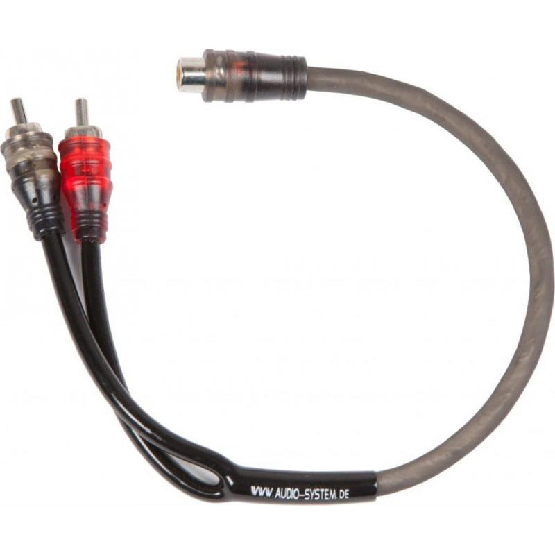 AUDIO SYSTEM HIGH-Performance RCA Cable Y-RCA OFC de 500 mm (2x mufa M si 1x mufa F)