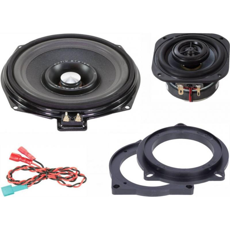 KIT audio dedicat BMW E,F,G Series, fata 55W + subwoofer 150W Audio System German Sound