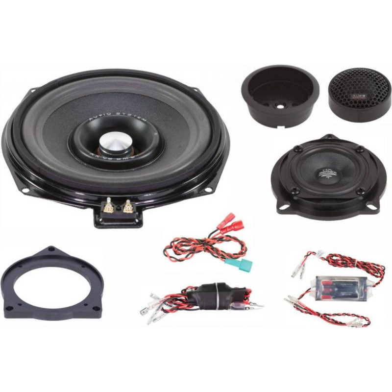 KIT audio dedicat BMW E,F,G Series, fata 85W + subwoofer 150W Audio System German Sound