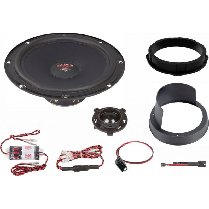 KIT Sistem component Dedicat Seat Leon 2012 200mm 150W pe 2 cai Crossover plug\'n\'play  Audio System German Sound