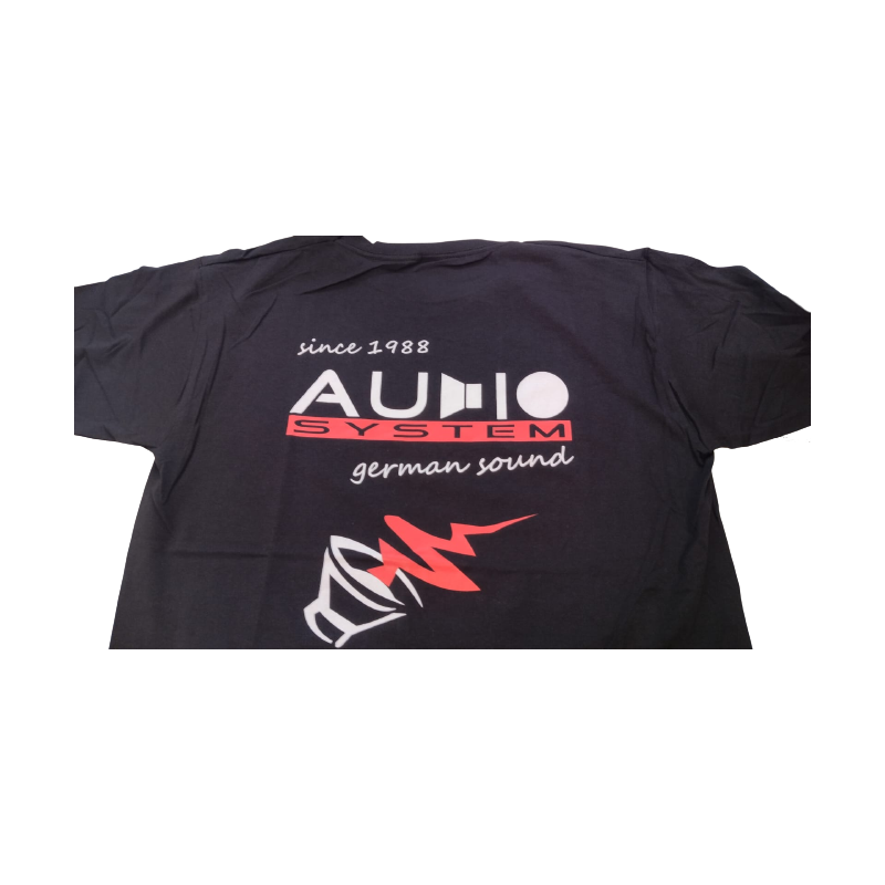 Tricou cu sigla AUDIO SYSTEM pe piept W-TSHIRT-L