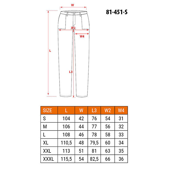 Pantaloni de lucru nr. S/48 NEO TOOLS 81-451-S - 3 | YEO