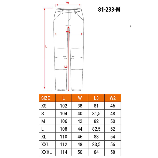 Pantaloni de lucru DENIM negrii nr.L/52 NEO TOOLS 81-233-L - 3 | YEO