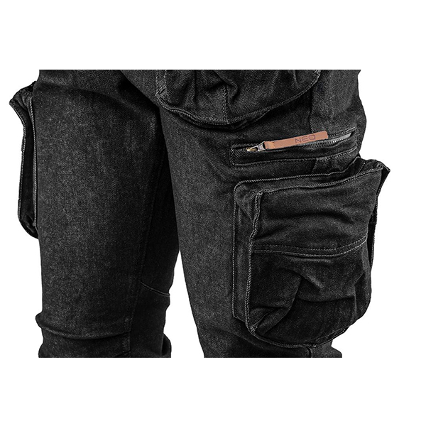 Pantaloni de lucru DENIM negrii nr.M/50 NEO TOOLS 81-233-M - 1 | YEO