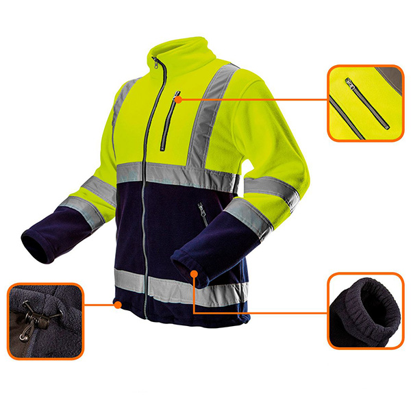 Bluza polar de avertizare galben cu negru nr.48 Neo Tools 81-740-S - 1 | YEO