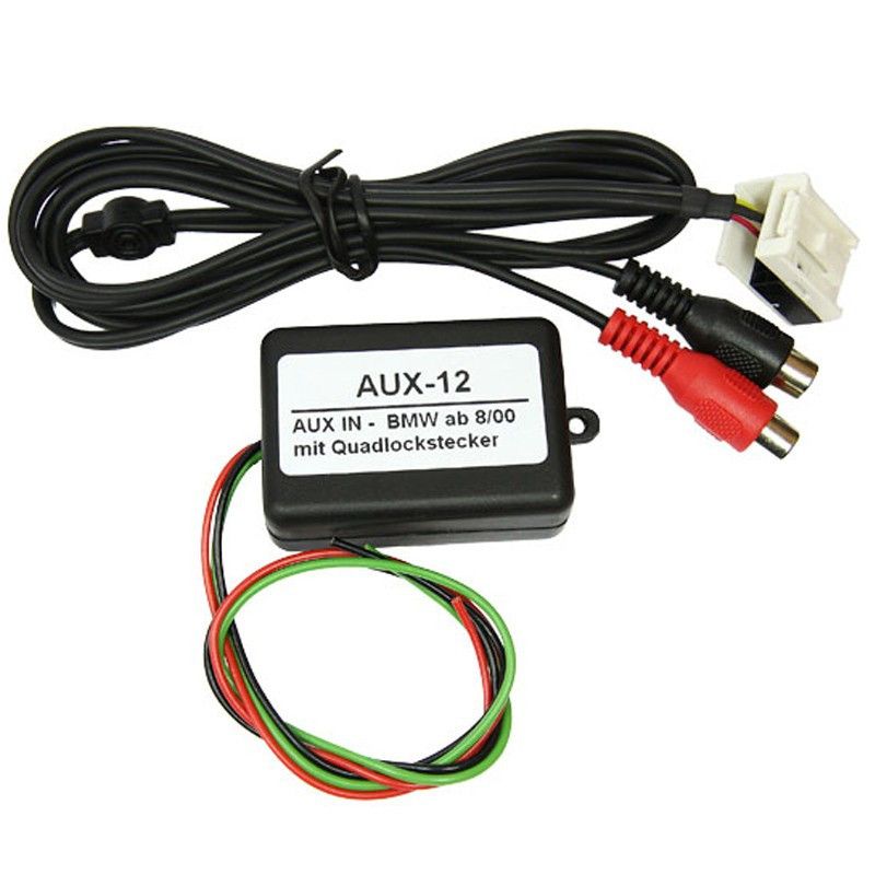 Interfata audio aux in BMW conector quadlock CD-EMU AUX-012