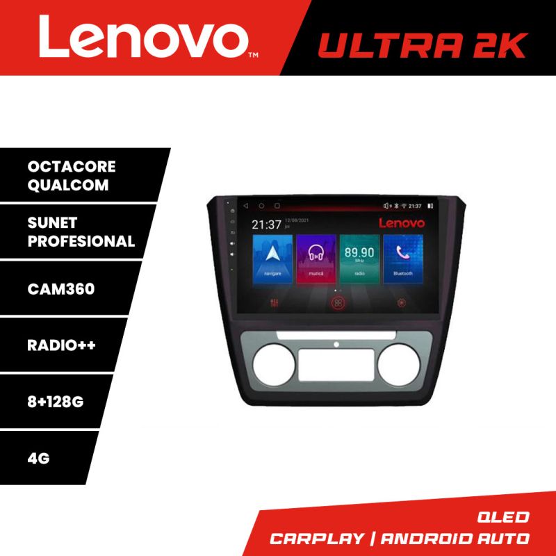 Navigatie Skoda Yeti 2009-2014 M-YETI Octa Core Android Radio Bluetooth GPS WIFI/4G DSP 2K 8+128GB 360 Toslink