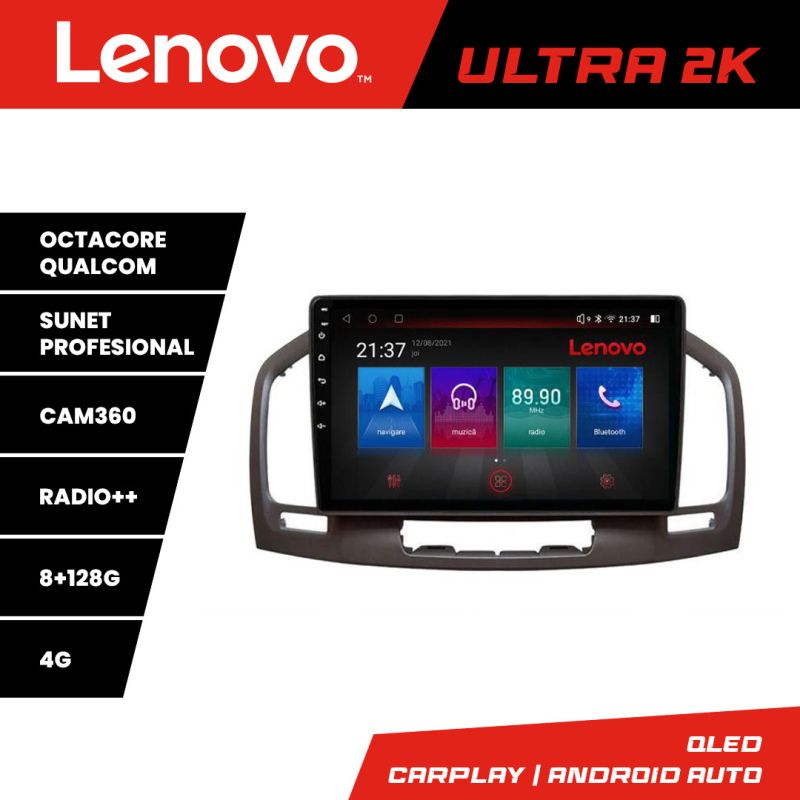 Navigatie Opel Insignia 2009-2013 M-114 Octa Core Android Radio Bluetooth GPS WIFI/4G DSP 2K 8+128GB 360 Toslin