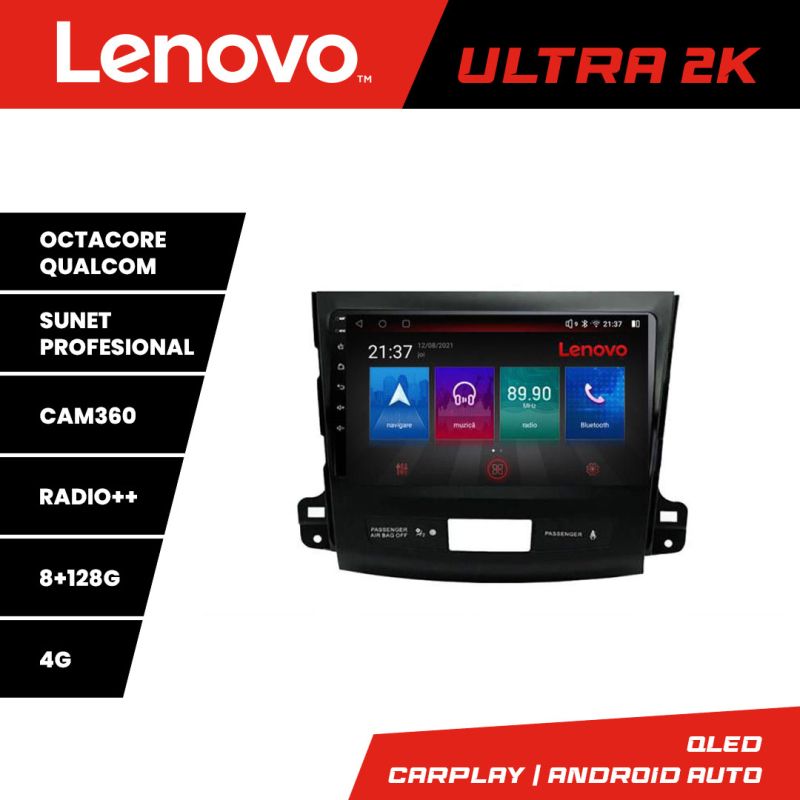 Navigatie Mitsubishi Outlander 2010 M-056 Octa Core Android Radio Bluetooth GPS WIFI/4G DSP 2K 8+128GB 360 Tosl