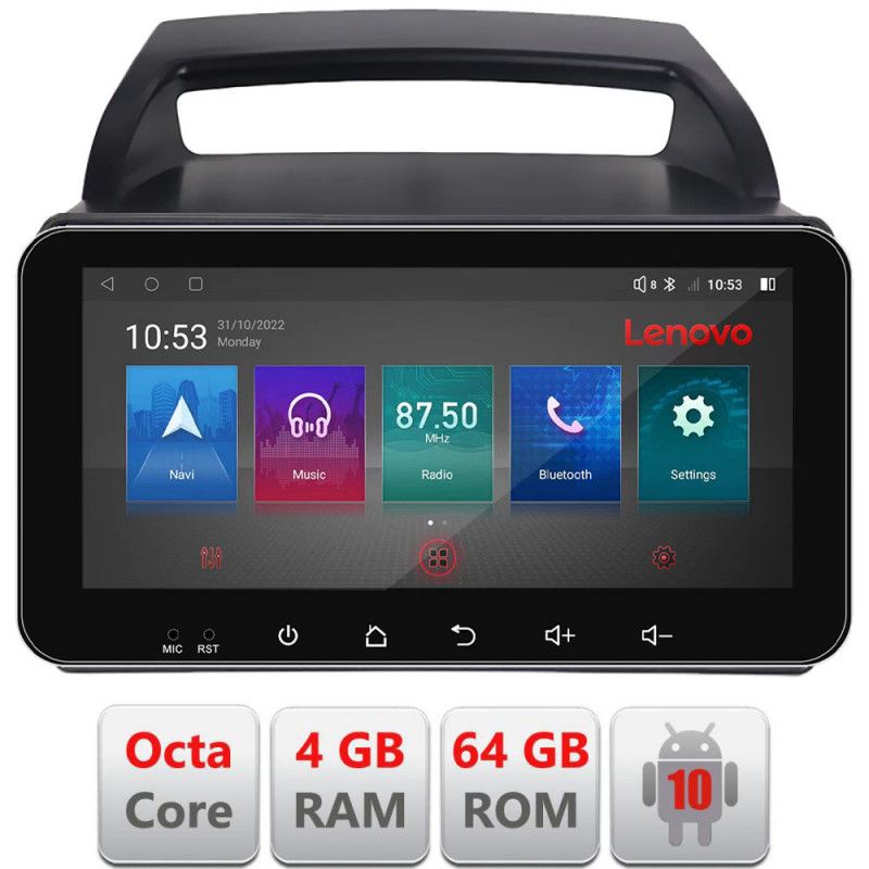 Navigatie Kia Carnival 2006-2014 Android radio gps internet Octa Core 4+64 LTE ecran de 10.33\' wide KIT-carnival2006+EDT-E511-pro