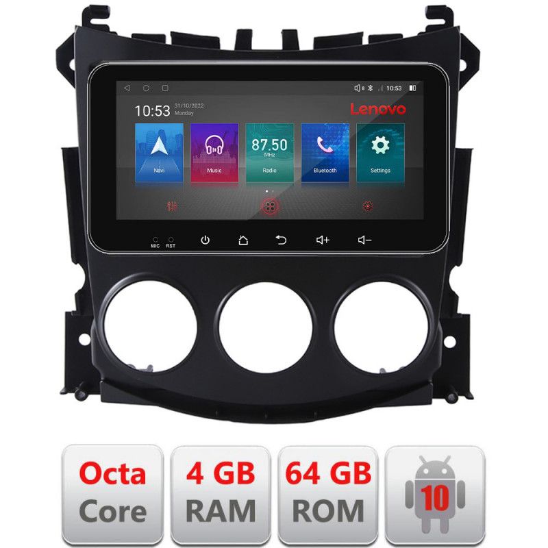 Navigatie Nissan 370Z 2008-2012 Android radio gps internet Octa Core 4+64 LTE ecran de 10.33\' wide KIT-370Z+EDT-E511-pro