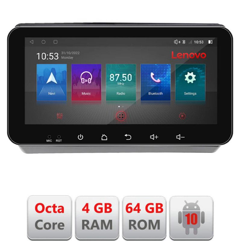 Navigatie Dodge Challenger 2015-2021 Android radio gps internet Octa Core 4+64 LTE ecran de 10.33\' wide KIT-dart+EDT-E511-pro