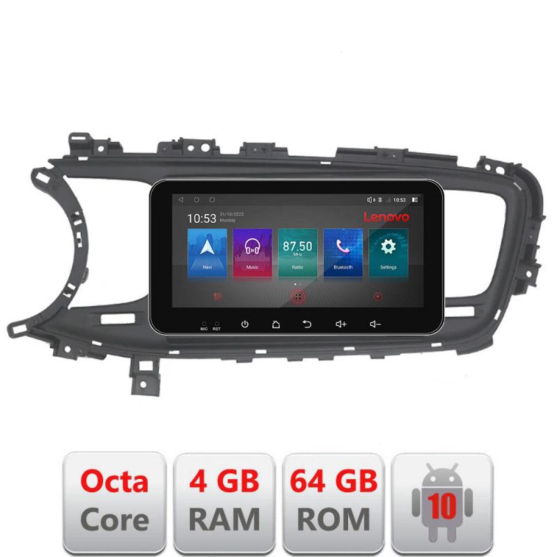 Navigatie Mitsubishi ASX 2017-2021 model facelift Android radio gps internet Octa Core 4+64 LTE ecran de 10.33\' wide Kit-091-v2+EDT-E511-pro