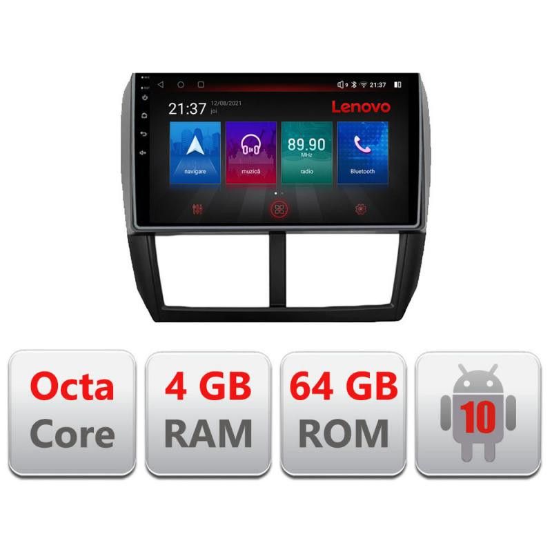 Navigatie Subaru Forester 2007-2013 E-SU01 Octa Core cu Android Radio Bluetooth Internet GPS WIFI DSP 4+64GB 4G