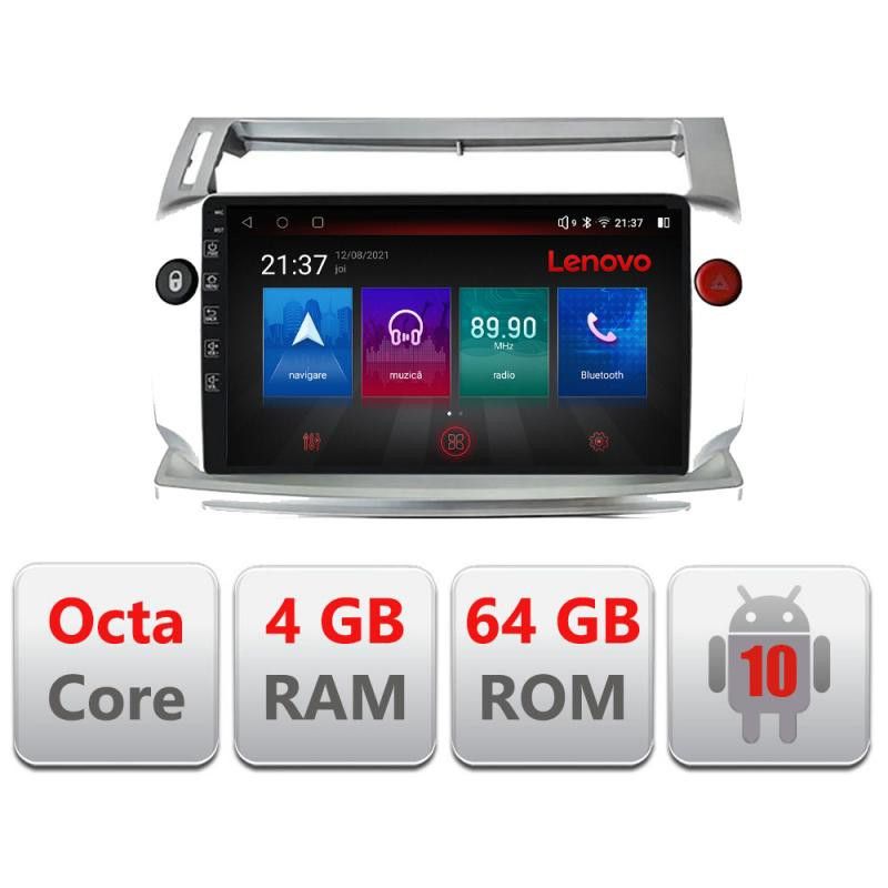 Navigatie Citroen C4 E-088 Octa Core cu Android Radio Bluetooth Internet GPS WIFI DSP 4+64GB 4G