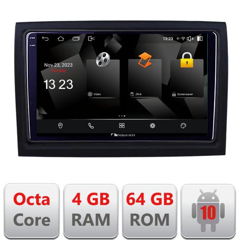 Navigatie Fiat ducato 2006- 5510-DUCATO Android Octa Core 720p 4+64 DSP 360 camera carplay android auto v2