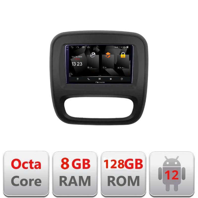 Navigatie Renault Trafic 2014-2017 5960Pro-rt09 Android Octa Core Qualcomm 2K Qled 8+128 DTS DSP 360 4G Optical v2