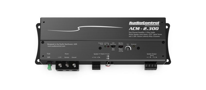 Micro Amplificator Audiocontrol ACM-2.300, 2 x 150 watts, in 2 sau 4 ohm, clasa D, 2 canale