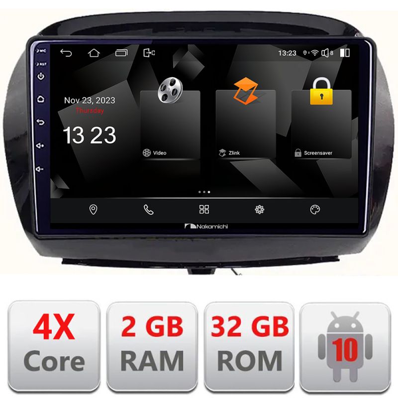 Navigatie dedicata Nakamichi Honda FR-V 2004-2009 Android Ecran 720P Quad Core 2+32 carplay android auto