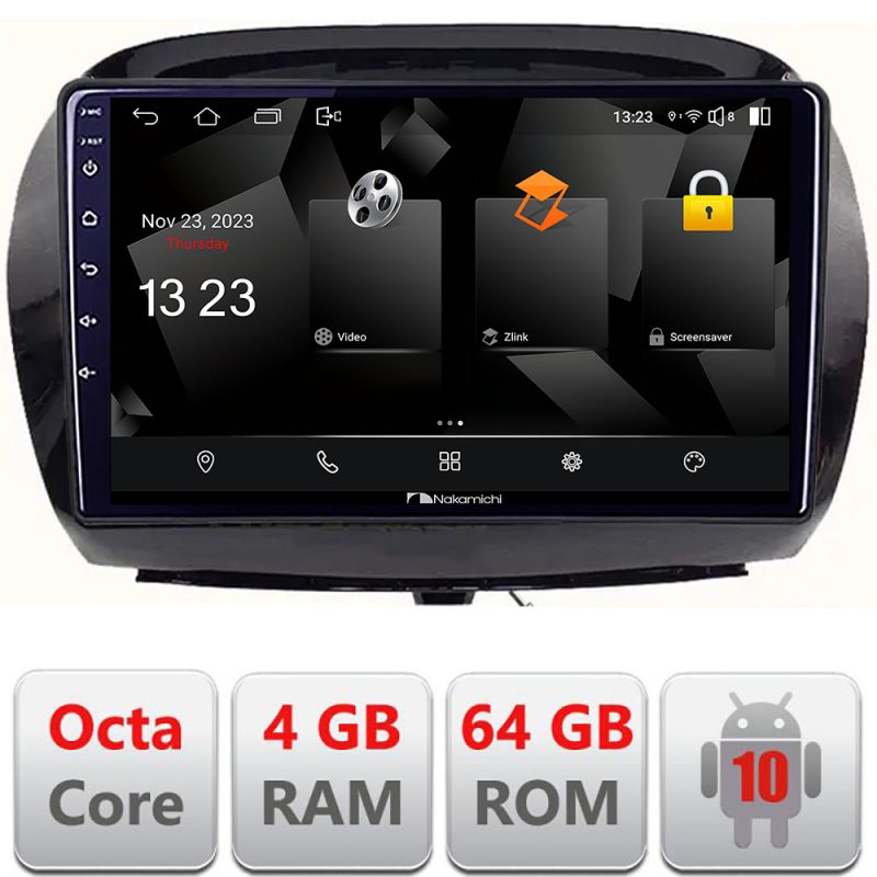 Navigatie dedicata Nakamichi Honda FR-V 2004-2009  Android Octa Core 720p 4+64 DSP 360 camera carplay android auto