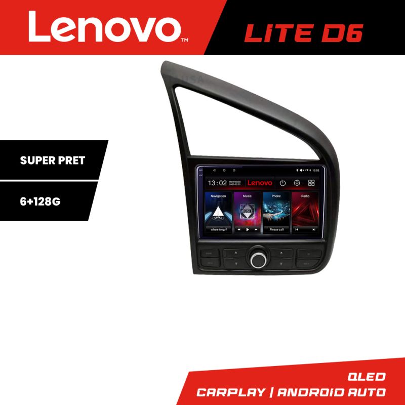 Navigatie MARCA Android radio gps internet 8 core 6+128 Lenovo