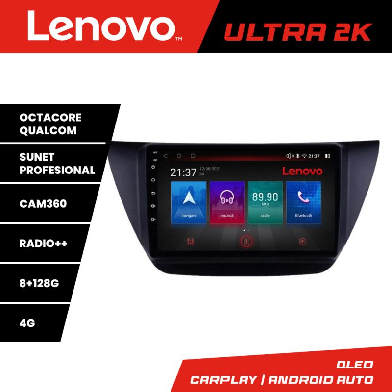 Navigatie Mitubishi Lancer 2001-2007 M-LANCER07 Octa Core Android Radio Bluetooth GPS WIFI/4G DSP 2K 8+128GB 36