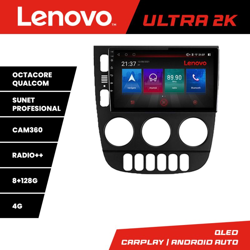 Navigatie Mercedes ML W163 1998-2005 Octacore, 8 Gb RAM, 128 Gb Hdd, 4G, Qled 2K, DSP, Carplay AA, 360