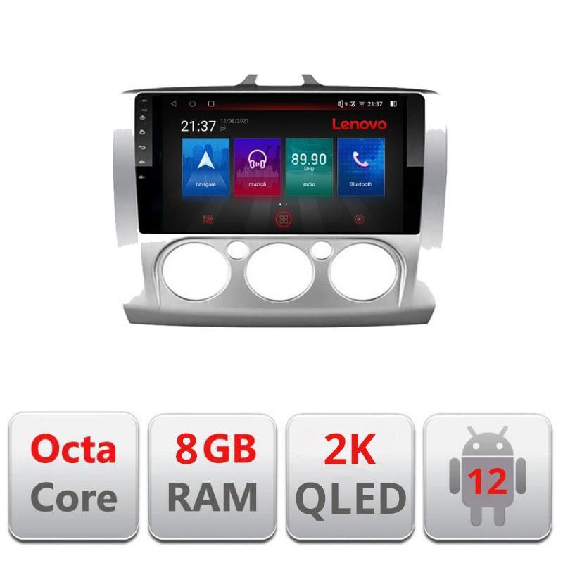 Navigatie Ford Focus 2 Manual M-140-manual Octa Core Android Radio Bluetooth GPS WIFI/4G DSP 2K 8+128GB 360 Tos - 2 | YEO