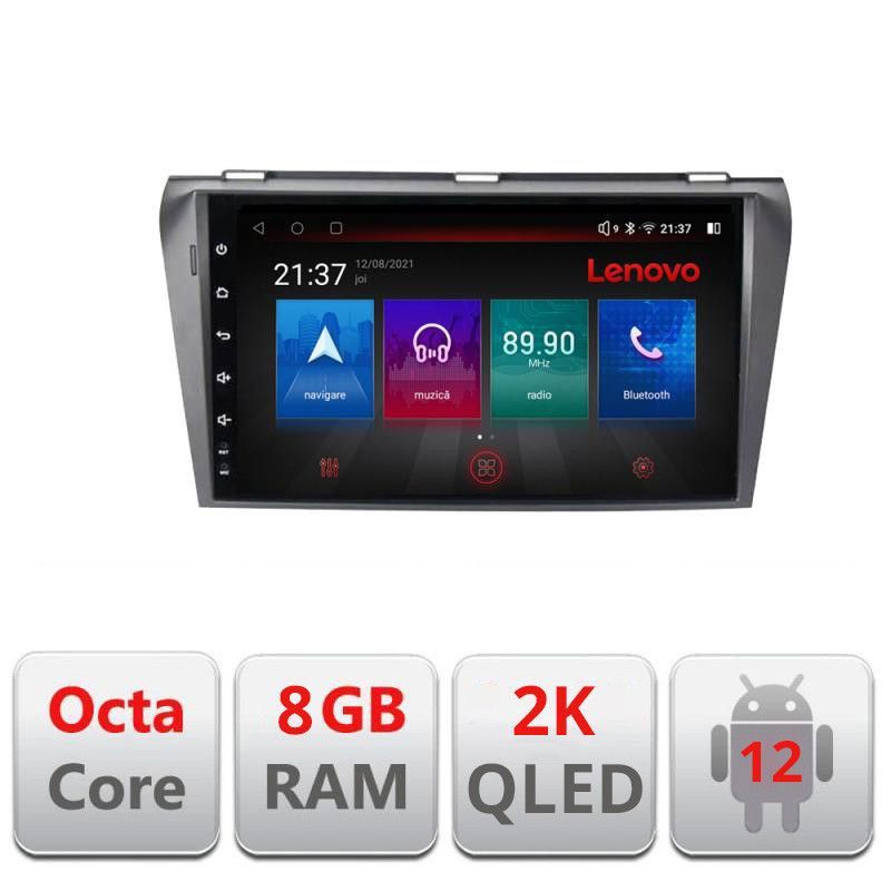 Navigatie Mazda 3 2004-2009 M-161 Octa Core Android Radio Bluetooth GPS WIFI/4G DSP 2K 8+128GB 360 Toslink - 2 | YEO