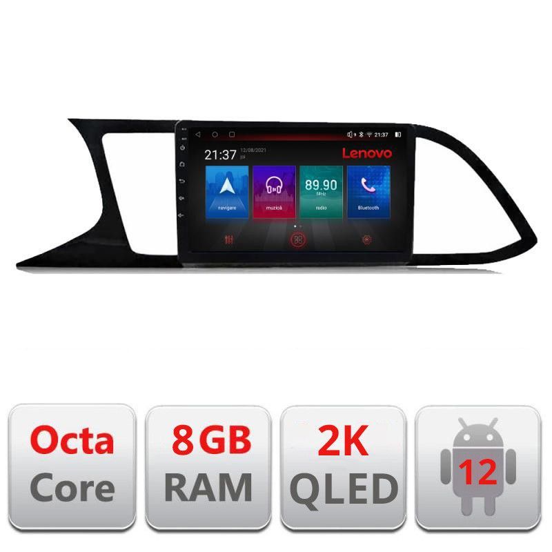 Navigatie Seat Leon MIB M-306 Octa Core Android Radio Bluetooth GPS WIFI/4G DSP 2K 8+128GB 360 Toslink - 2 | YEO