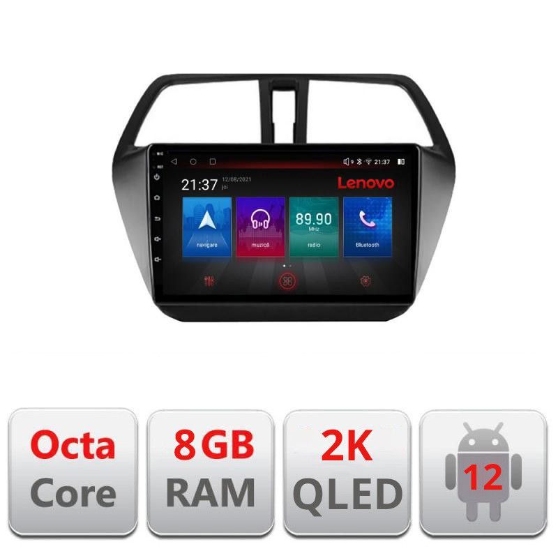 Navigatie Suzuki S-Cross M-337 Octa Core Android Radio Bluetooth GPS WIFI/4G DSP 2K 8+128GB 360 Toslink - 2 | YEO