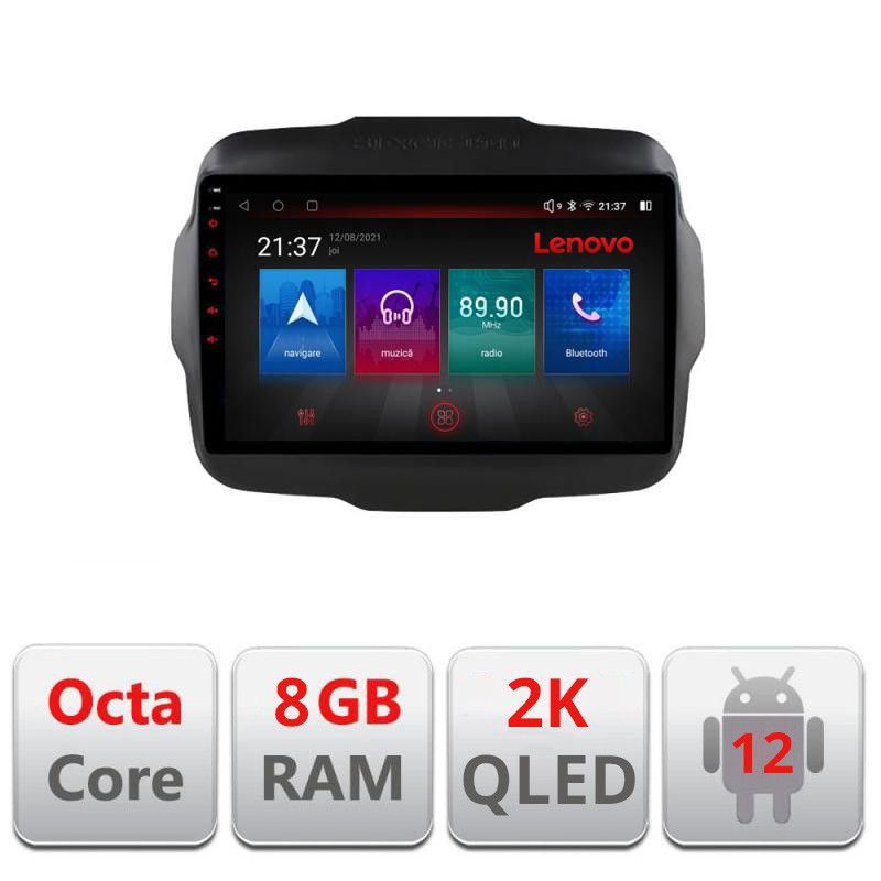 Navigatie Jeep Renegade 2015-2017 M-500 Octa Core Android Radio Bluetooth GPS WIFI/4G DSP 2K 8+128GB 360 Tosli - 2 | YEO