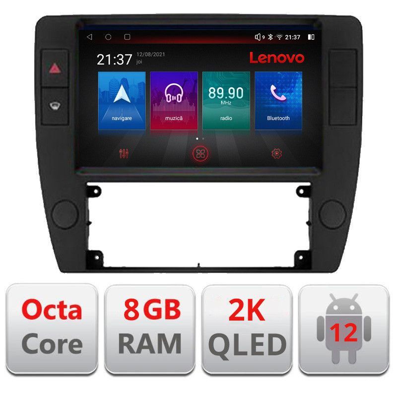 Navigatie Passat B5 1997-2004 Octa Core Android Radio Bluetooth GPS WIFI/4G DSP 2K 8+128GB 360 Toslink - 2 | YEO