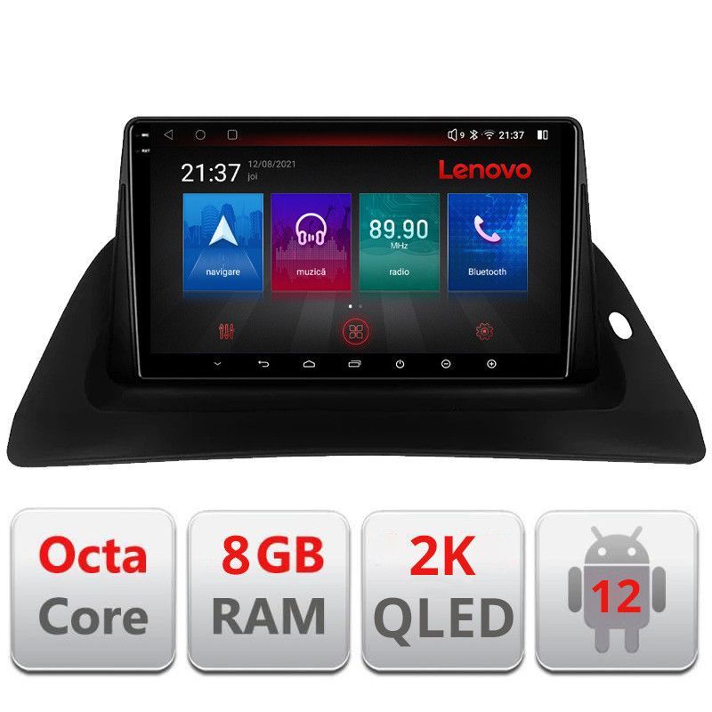 Navigatie Renault Kangoo Octa Core Android Radio Bluetooth GPS WIFI/4G DSP 2K 8+128GB 360 Toslink - 2 | YEO