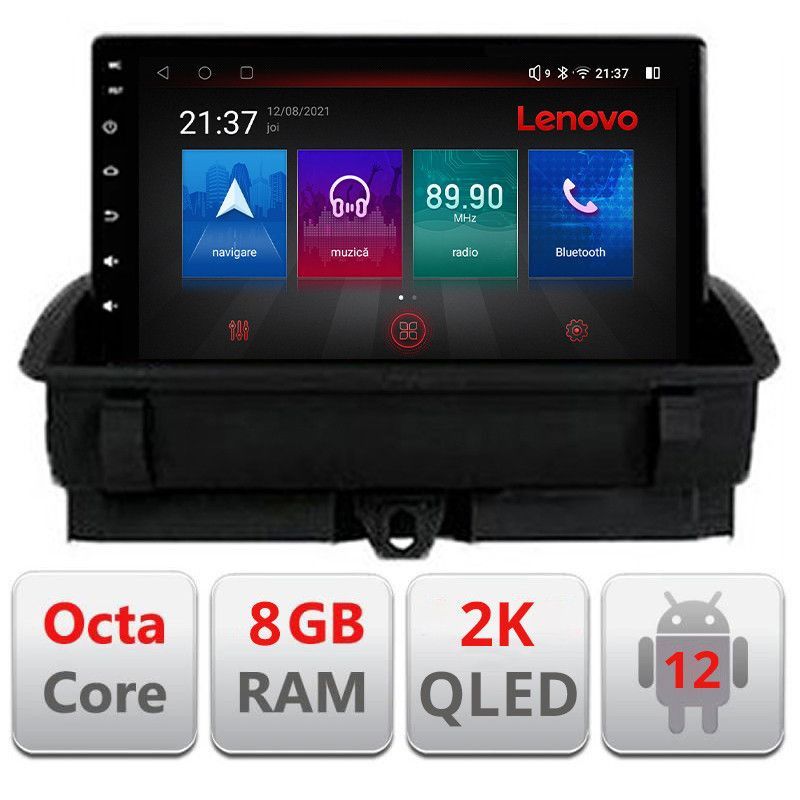 Navigatie Audi Q3 2011-2018 Octa Core Android Radio Bluetooth GPS WIFI/4G DSP 2K 8+128GB 360 Toslink - 2 | YEO