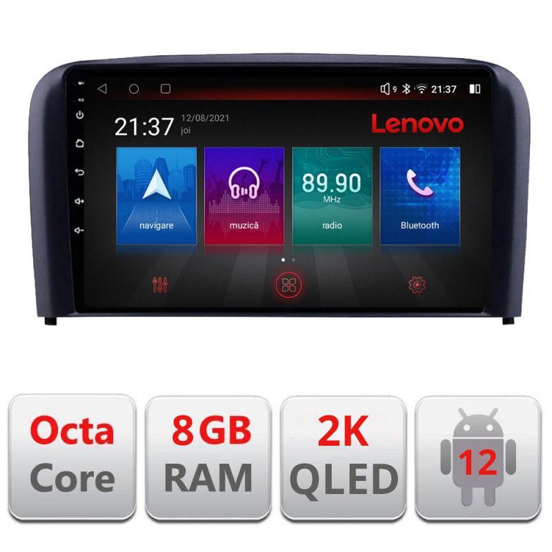 Navigatie Volvo S80 2004-2006 M-S80 Octa Core Android Radio Bluetooth GPS WIFI/4G DSP 2K 8+128GB 360 Toslink - 2 | YEO