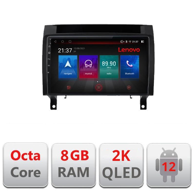 Navigatie Mercedes SLK 2004-2011 M-SLK Octa Core Android Radio Bluetooth GPS WIFI/4G DSP 2K 8+128GB 360 Toslink - 2 | YEO