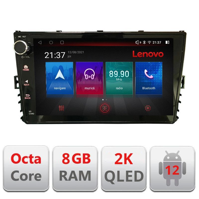 Navigatie VW masini dupa 2018 Octa Core Android Radio Bluetooth GPS WIFI/4G DSP 2K 8+128GB 360 Toslink - 2 | YEO