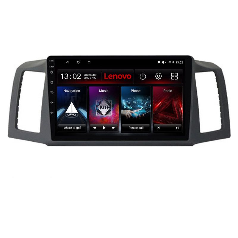 Navigatie Jeep Grand Cherokee 2008-2010 , Octacore Qualcomm, 4Gb RAM, 64Gb Hdd, 4G, Qled 2K, DSP, Carplay, Bluetooth KIT-cherokee-2009+EDT-E510v2-2K - 1 | YEO