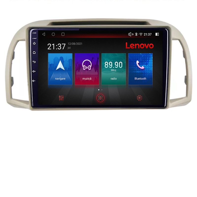 Navigatie Nissan Micra 2002-2010 Android radio gps internet Octa Core 4+64 LTE KIT-micra2003+EDT-E509-PRO - 1 | YEO