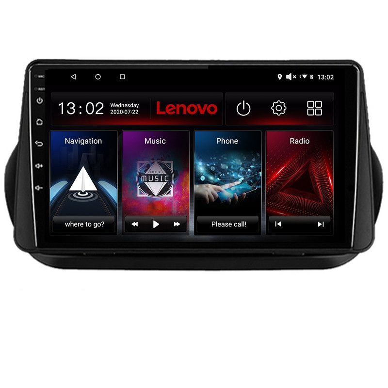 Navigatie Peugeot Bipper, Citroen Nemo, Fiat Qubo 2008-2017, Octacore, 4Gb RAM, 64Gb Hdd, 4G, QLED 2K, DSP, Carplay, Bluetooth EDT-E510V2-2K v1 - 1 | YEO