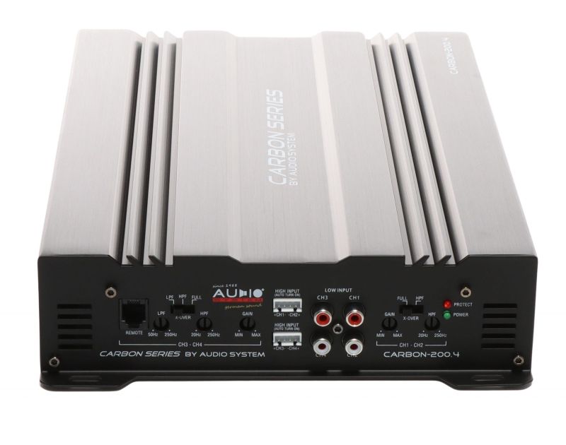 Amplificator Audio System CARBON-200.4, 4 x 90 sau 2 x 180 watts, in 2 sau 4 ohm, clasa AB - 4 | YEO